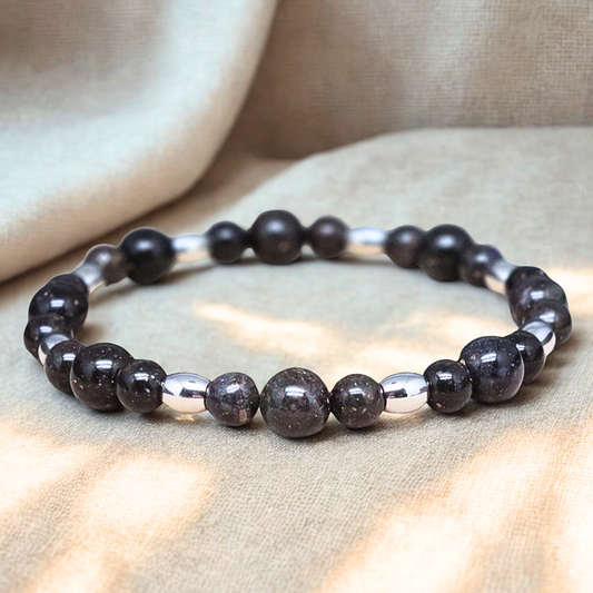 Bracelet en Opale du Honduras 6 et 8mm
