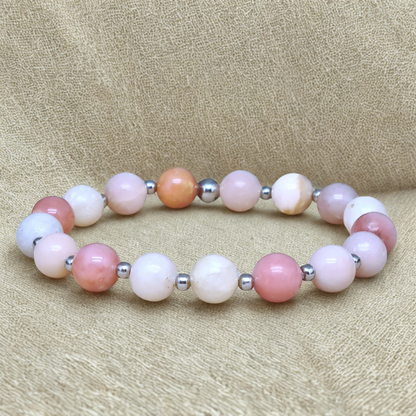 Bracelet en Opale rose