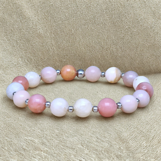 Bracelet en Opale rose