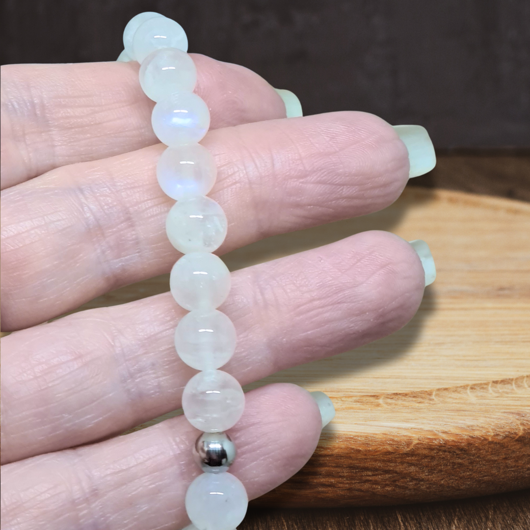 Bracelet en Péristérite - ENAE Minéraux