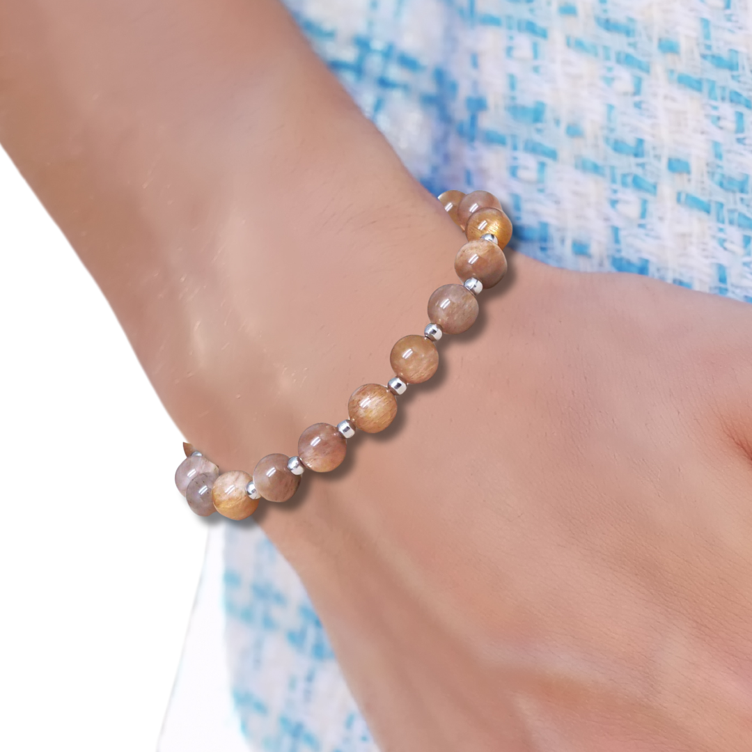 Bracelet en Pierre de Soleil