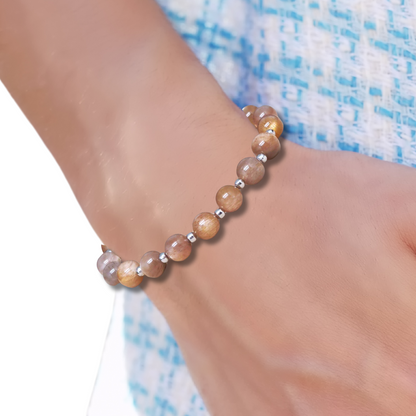 Bracelet en Pierre de Soleil