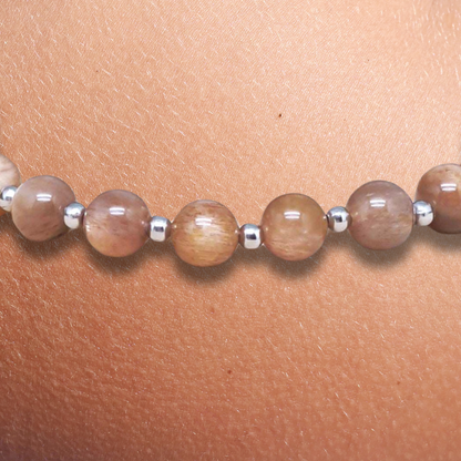 Bracelet en Pierre de Soleil - ENAE Minéraux