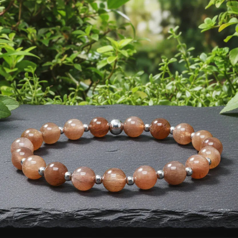Bracelet en Pierre de Soleil