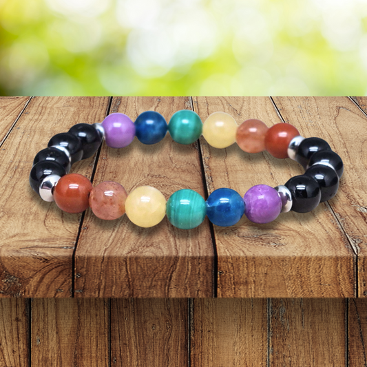 Bracelet LGBTQ noir