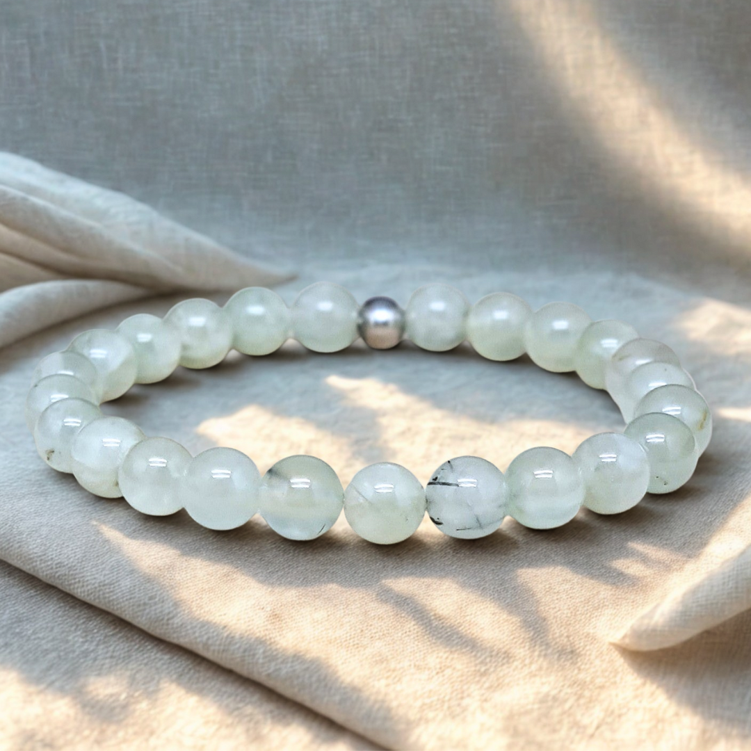 Bracelet en Prehnite