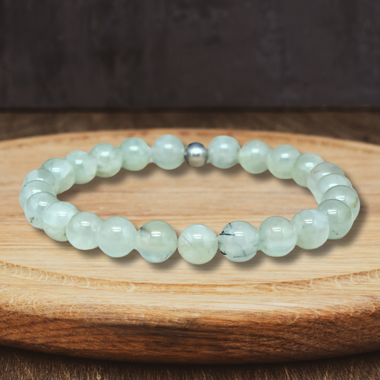 Bracelet en Prehnite - ENAE Minéraux