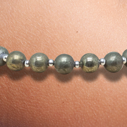 Bracelet en Pyrite - ENAE Minéraux