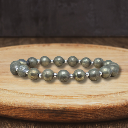 Bracelet en Pyrite - ENAE Minéraux