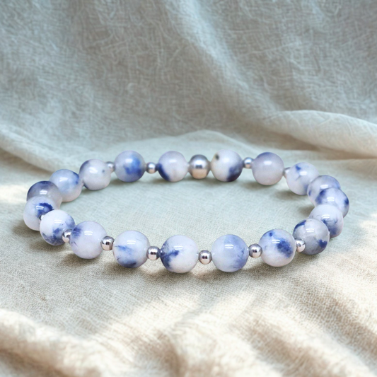 Bracelet en Quartzite à Dumortiérite