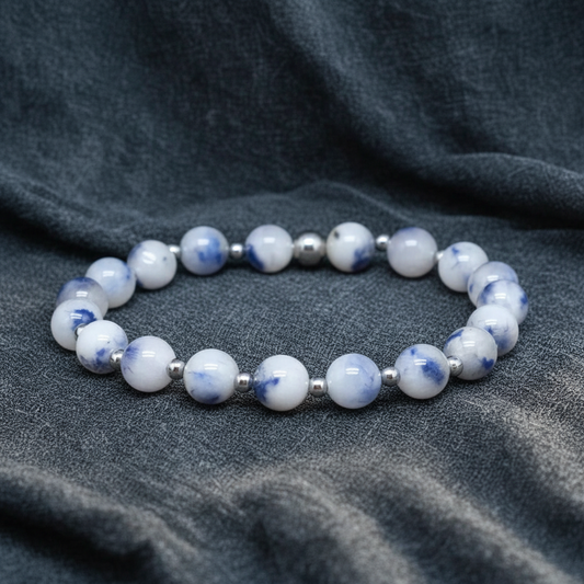 Bracelet en Quartzite à Dumortiérite