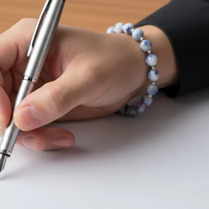 Bracelet en Quartzite à Dumortiérite