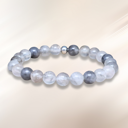 Bracelet en Quartz gris