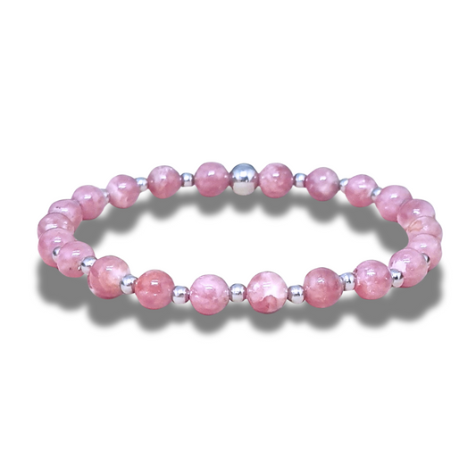 Bracelet en Rhodochrosite - ENAE Minéraux