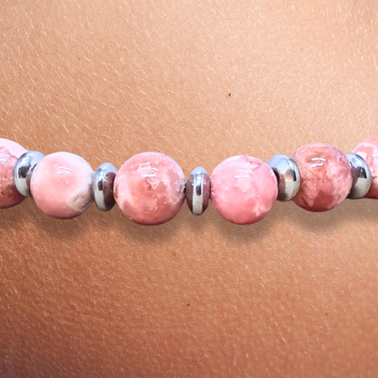 Bracelet en Rhodochrosite 8mm