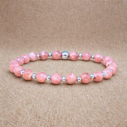 Bracelet en Rhodochrosite