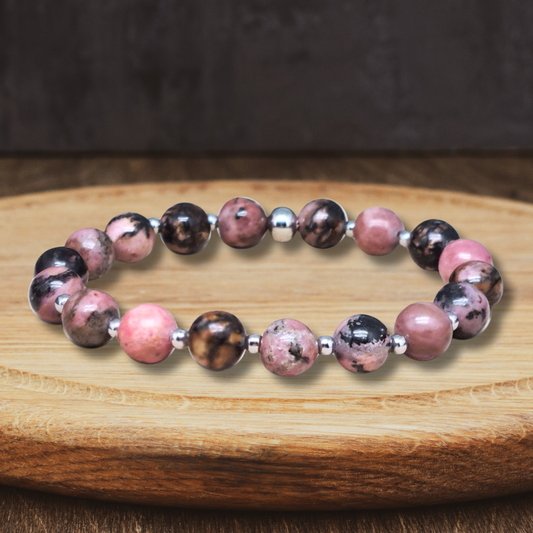 Bracelet en Rhodonite - ENAE Minéraux