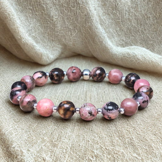 Bracelet en Rhodonite