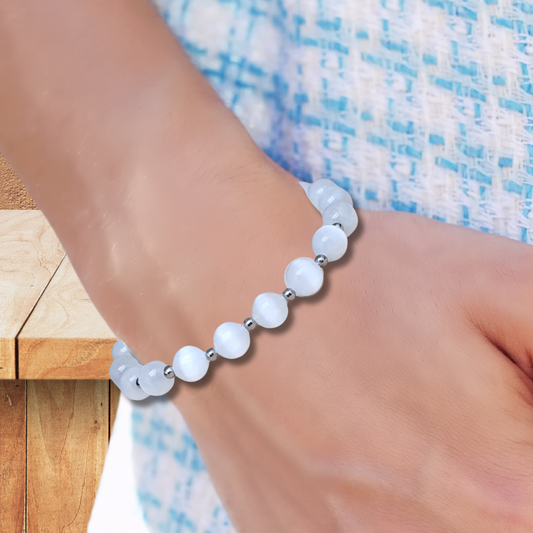 Bracelet en Sélénite - ENAE Minéraux