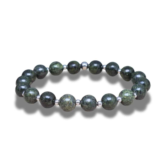 Bracelet en Serpentine - ENAE Minéraux