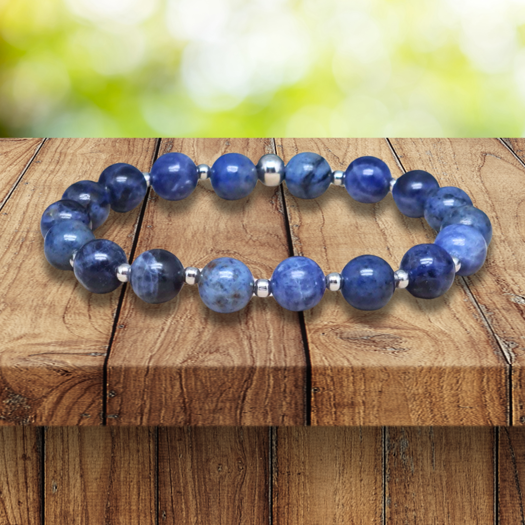 Bracelet  en Sodalite 8mm