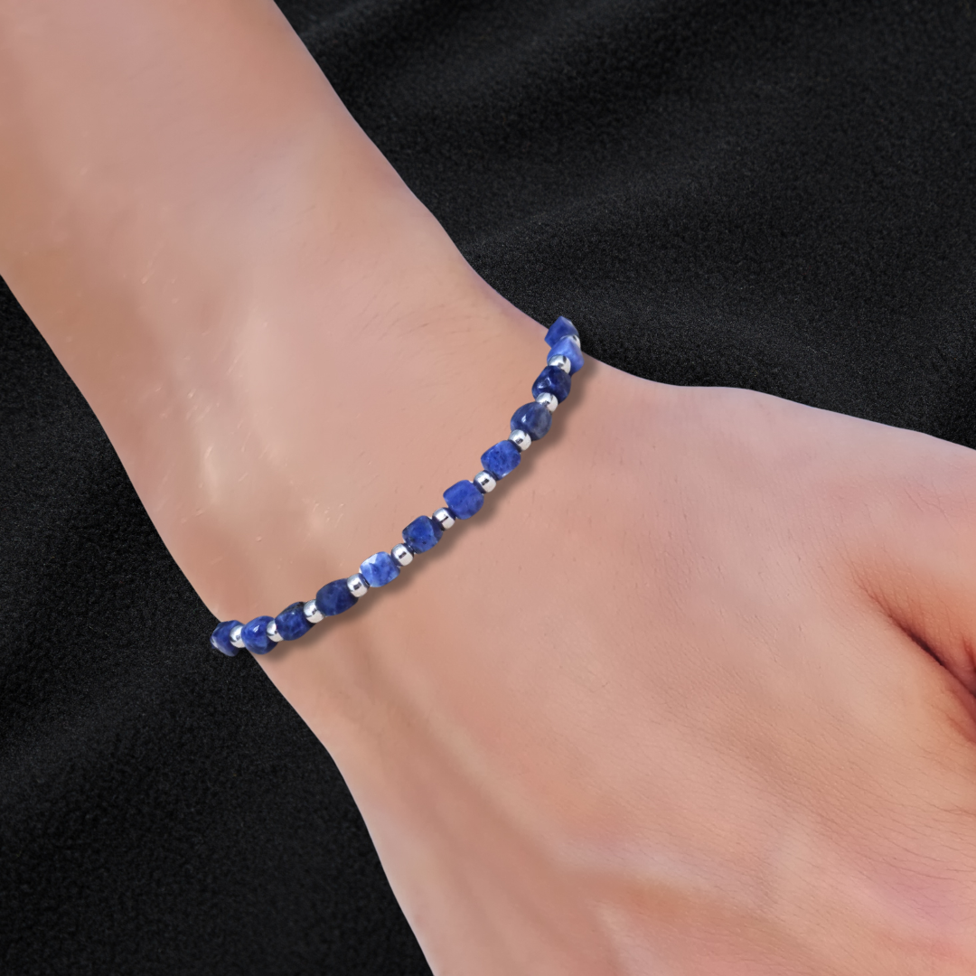 Bracelet en Sodalite 4mm