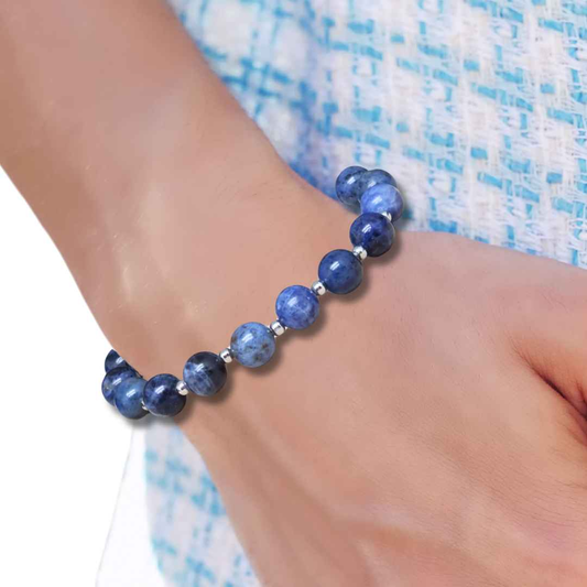 Bracelet  en Sodalite 8mm
