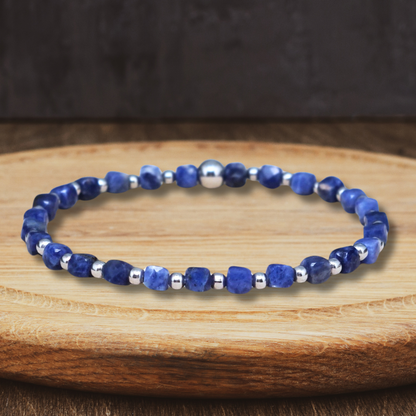 Bracelet en Sodalite 4mm - ENAE Minéraux
