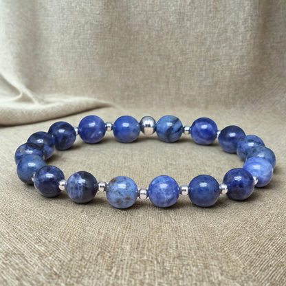 Bracelet  en Sodalite 8mm
