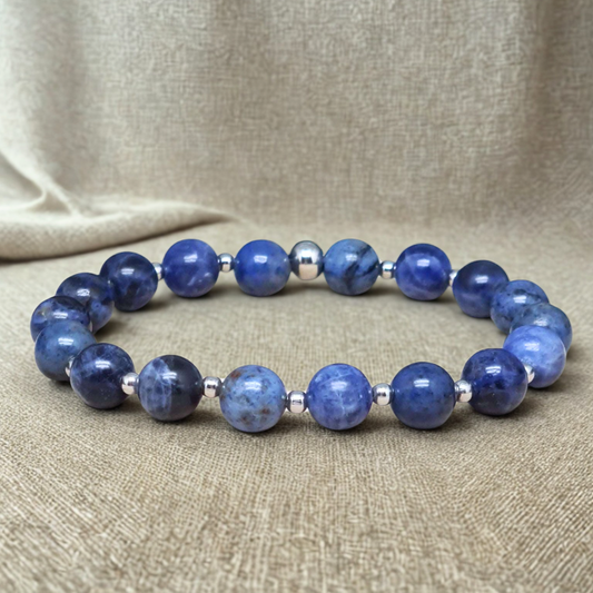 Bracelet  en Sodalite 8mm
