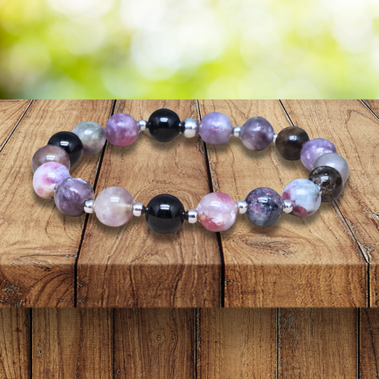 Bracelet en Tourmaline Multicolore