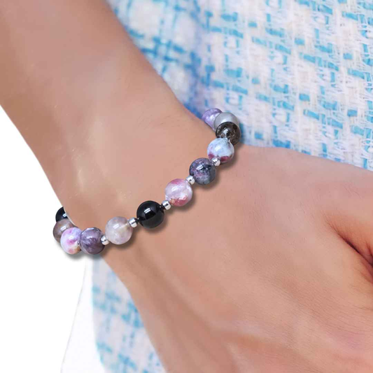 Bracelet en Tourmaline Multicolore - ENAE Minéraux