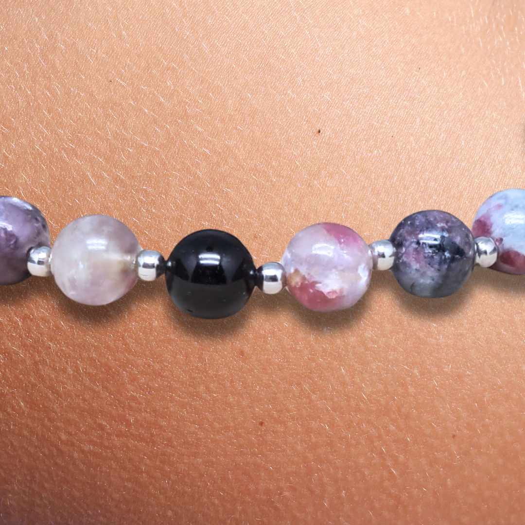 Bracelet en Tourmaline Multicolore - ENAE Minéraux
