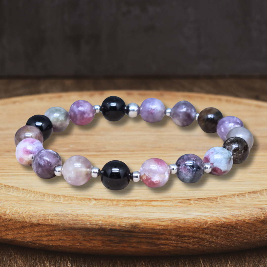 Bracelet en Tourmaline Multicolore - ENAE Minéraux