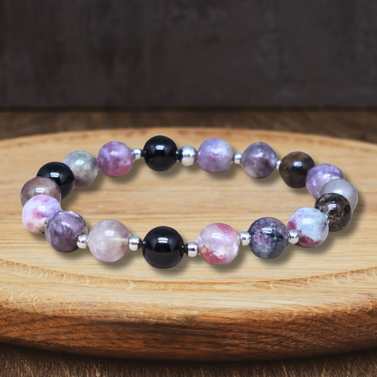 Bracelet en Tourmaline Multicolore - ENAE Minéraux