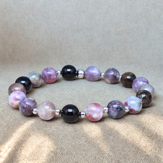 Bracelet en Tourmaline Multicolore