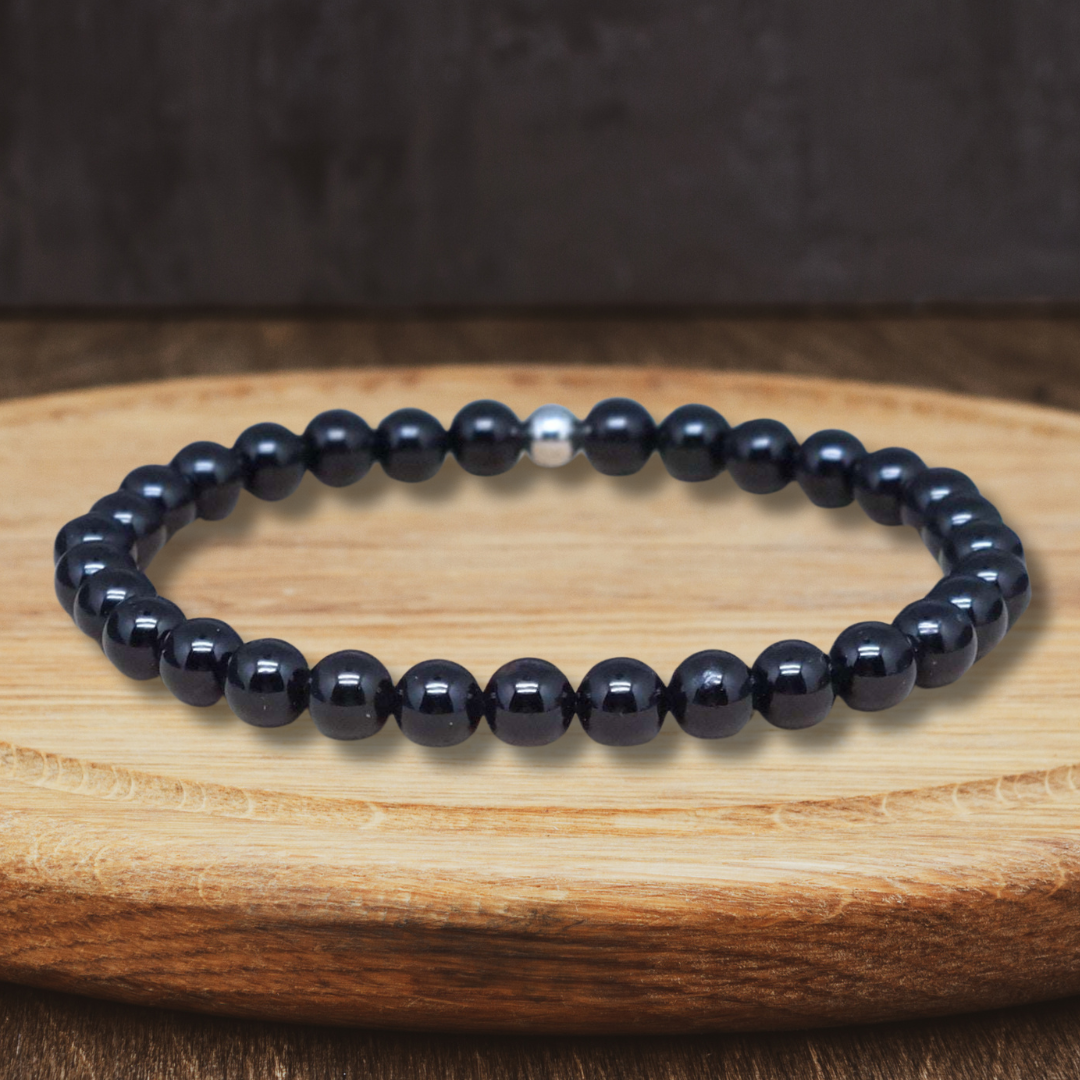 Bracelet en Tourmaline noire 6mm - ENAE Minéraux