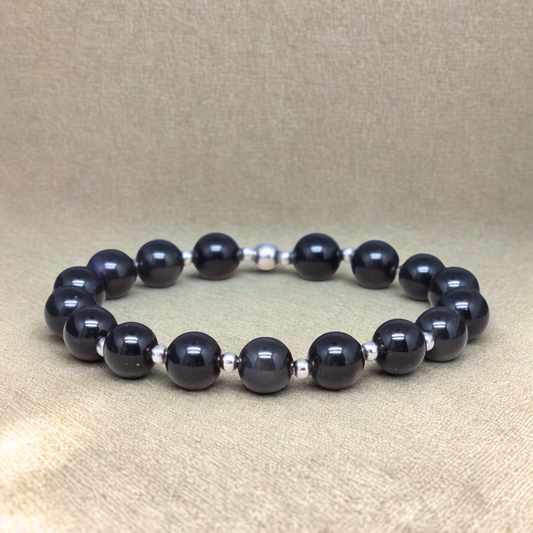Bracelet en Tourmaline noire 8mm