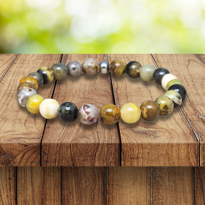 Bracelet en Bumble Bee 6 ou 8mm au choix