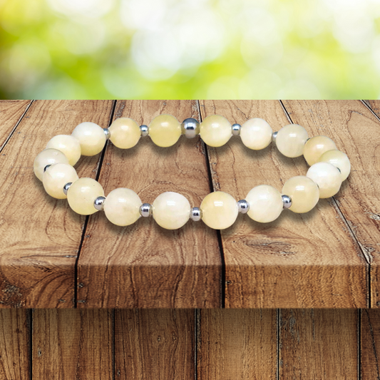 Bracelet en Calcite jaune