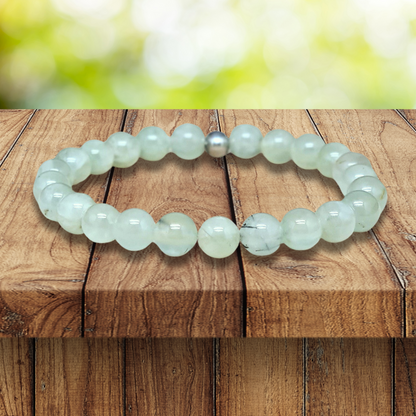 Bracelet en Prehnite