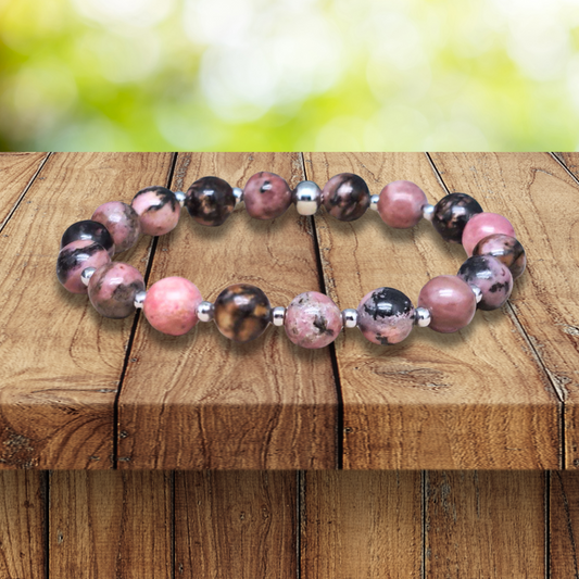 Bracelet en Rhodonite