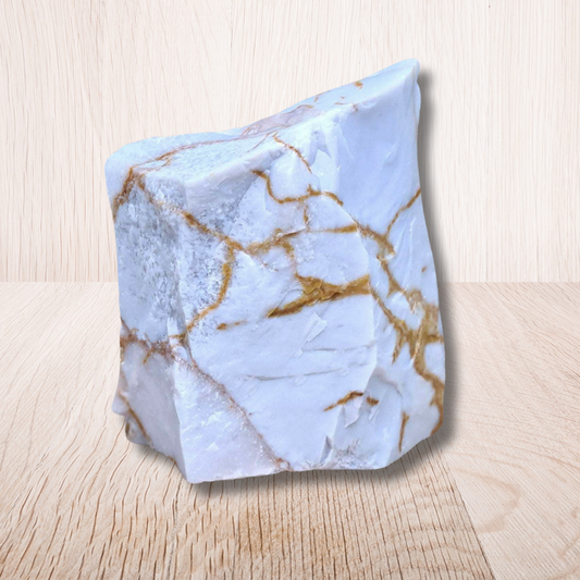 Calcédoine bleue brute (MB445-4)