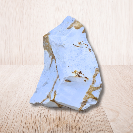 Calcédoine bleue brute (MB445-7)