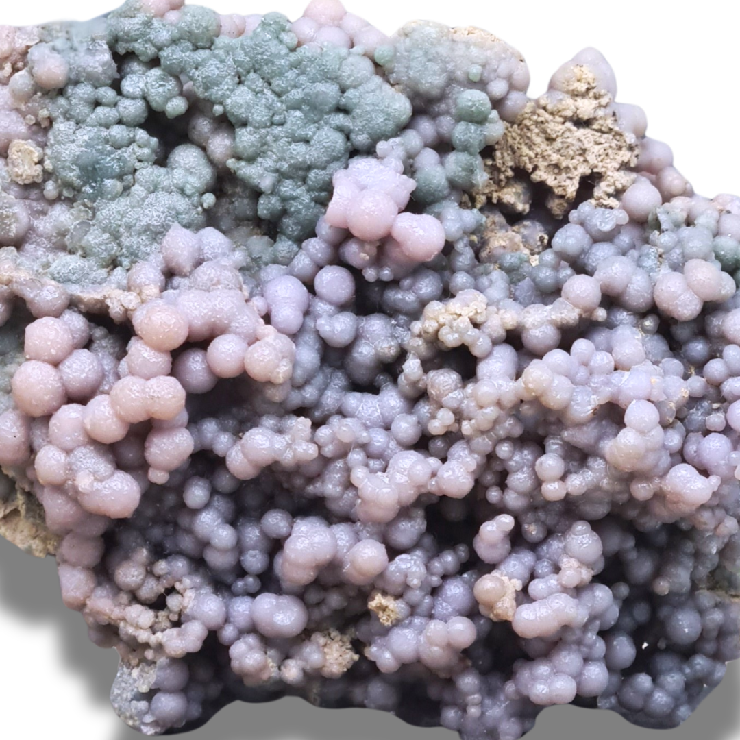 Calcédoine botryoïdale ou grappe brute (MB162) - ENAE Minéraux
