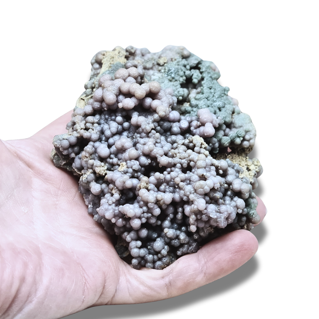 Calcédoine botryoïdale ou grappe brute (MB162) - ENAE Minéraux