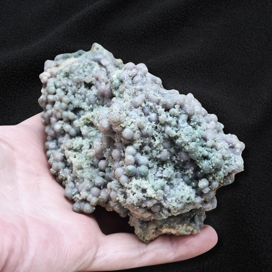 Calcédoine botryoïdale (ou grappe) brute 395g (MB128)