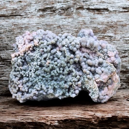Calcédoine botryoïdale (ou grappe) brute 395g (MB128)