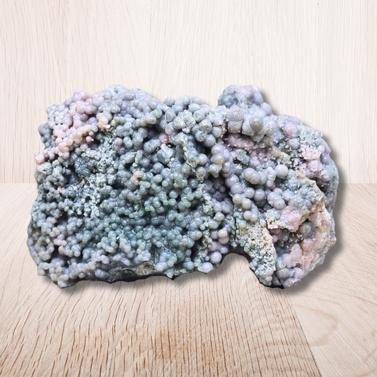 Calcédoine botryoïdale (ou grappe) brute 395g (MB128) - ENAE Minéraux