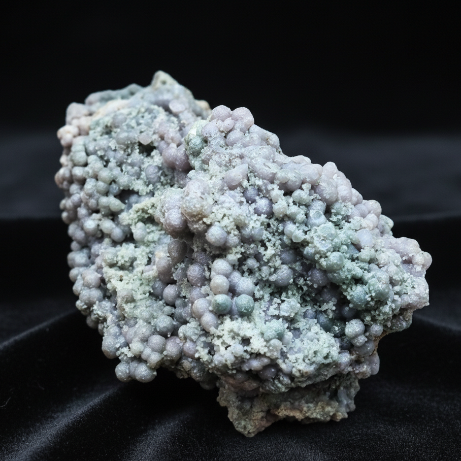 Calcédoine botryoïdale (ou grappe) brute 395g (MB128)